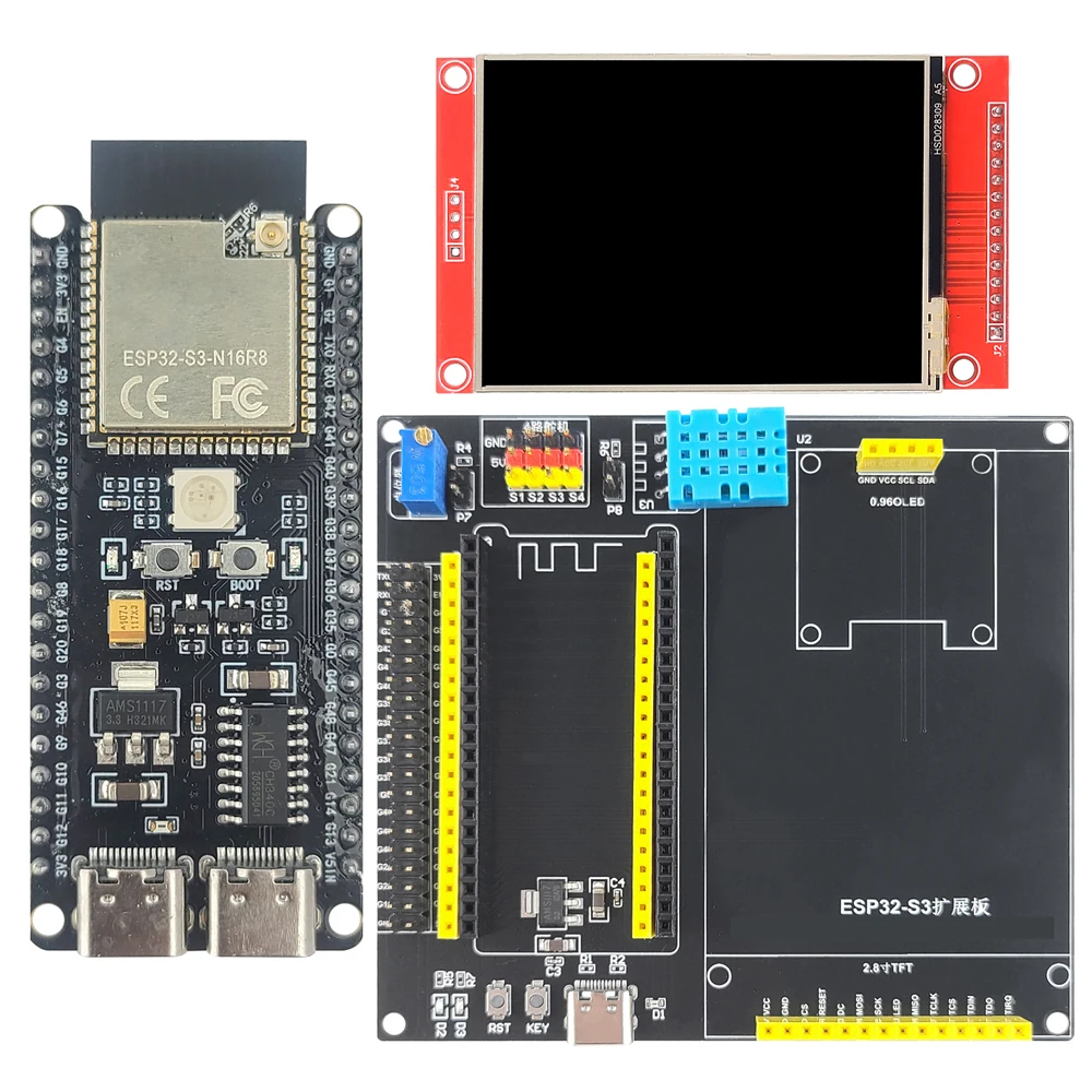 Esp32 S3 Devkitc 1 - Kit di Sviluppo ESP32-S3-DevKitC-1 con Display