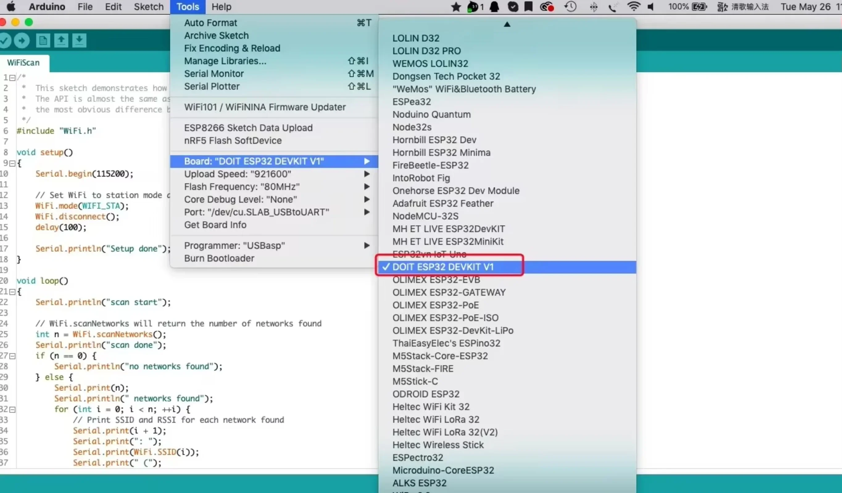 Nodemcu 32S - Modulo ESP-32 DOIT, Scheda di Sviluppo
