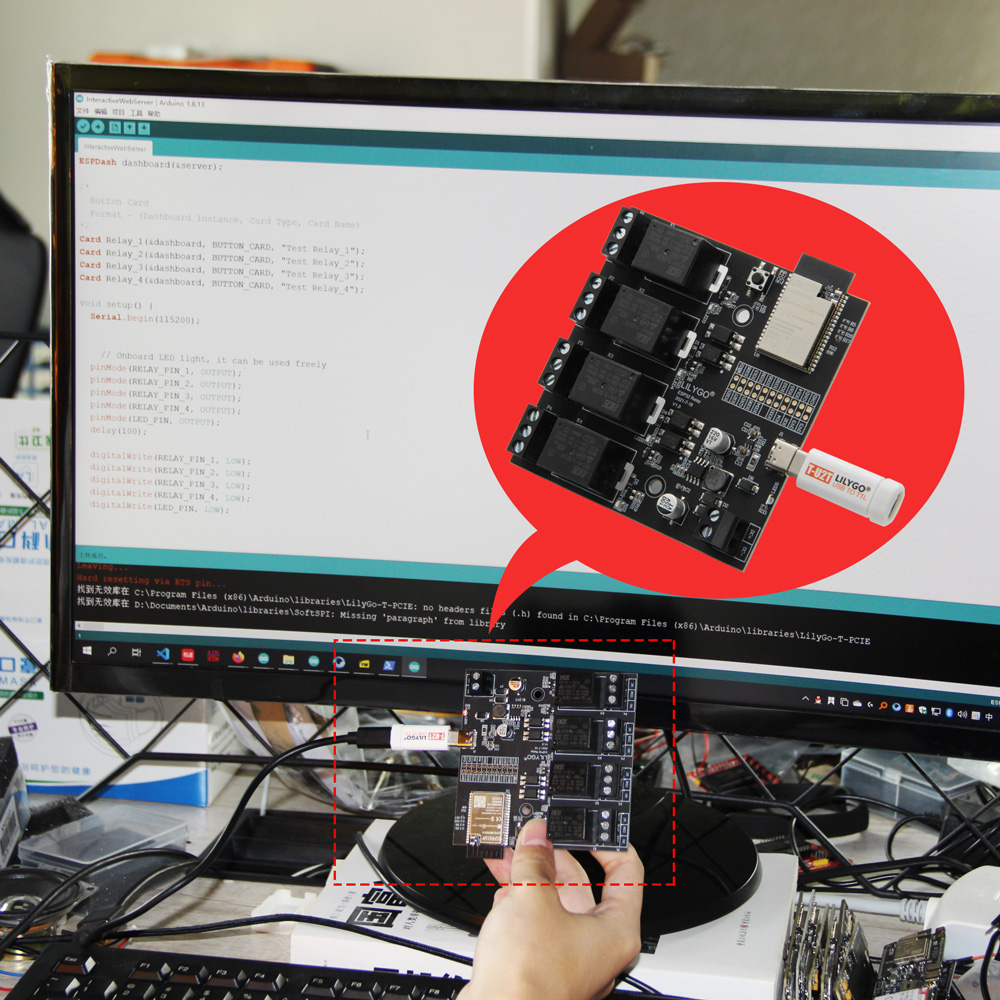 LILYGO® TTGO T-Relay ESP32 mod - Ttgo Tdisplay recensione e prezzo