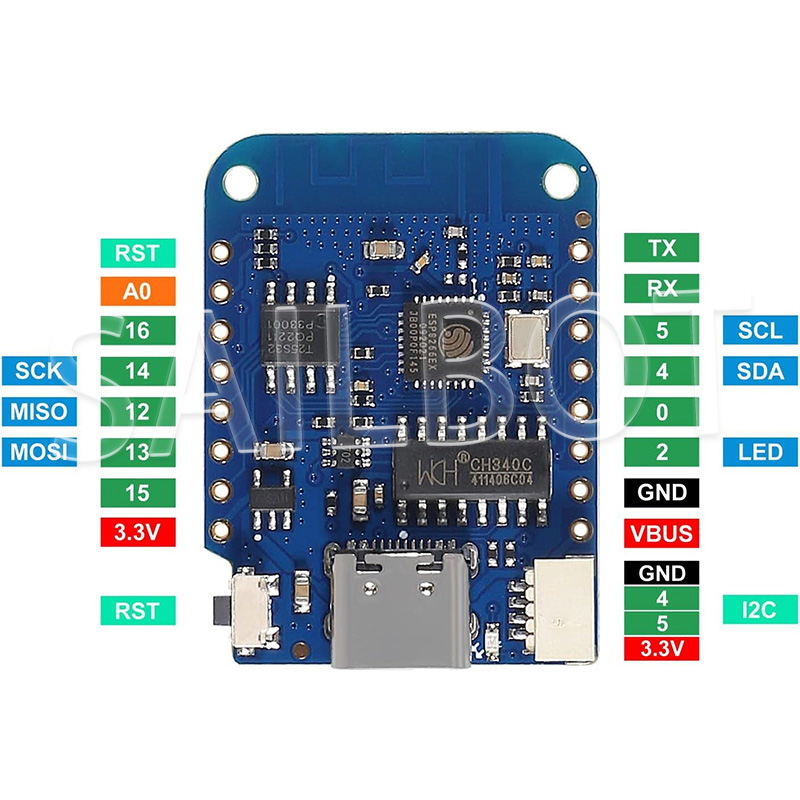 1-10PCS WeMos D1 Mini ESP8266  - Wemos D1 recensione e prezzo