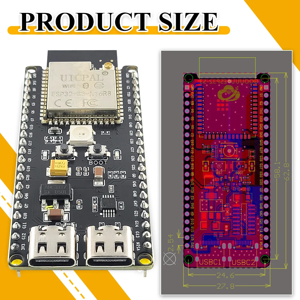 Kit di Sviluppo ESP32-S3-DevKi - Esp32 S3 Devkitc 1 recensione e prezzo