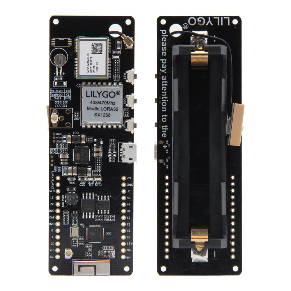 LILYGO® T-Beam V1.2 ESP32 LoRa - Devkitc recensione e prezzo