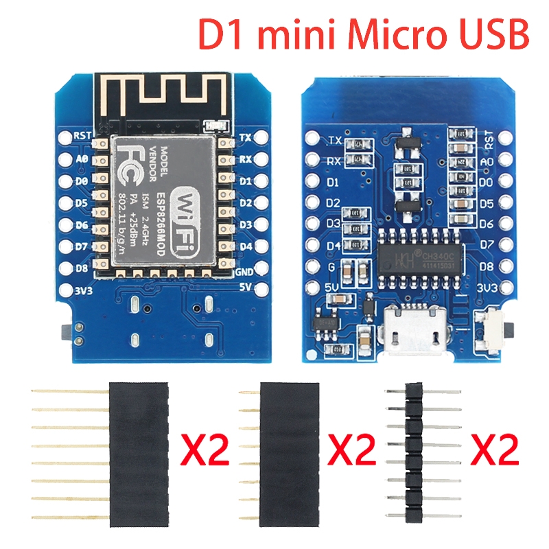 Micro USB/Tipo-C USB WeMos D1  - Nodemcuv2 recensione e prezzo
