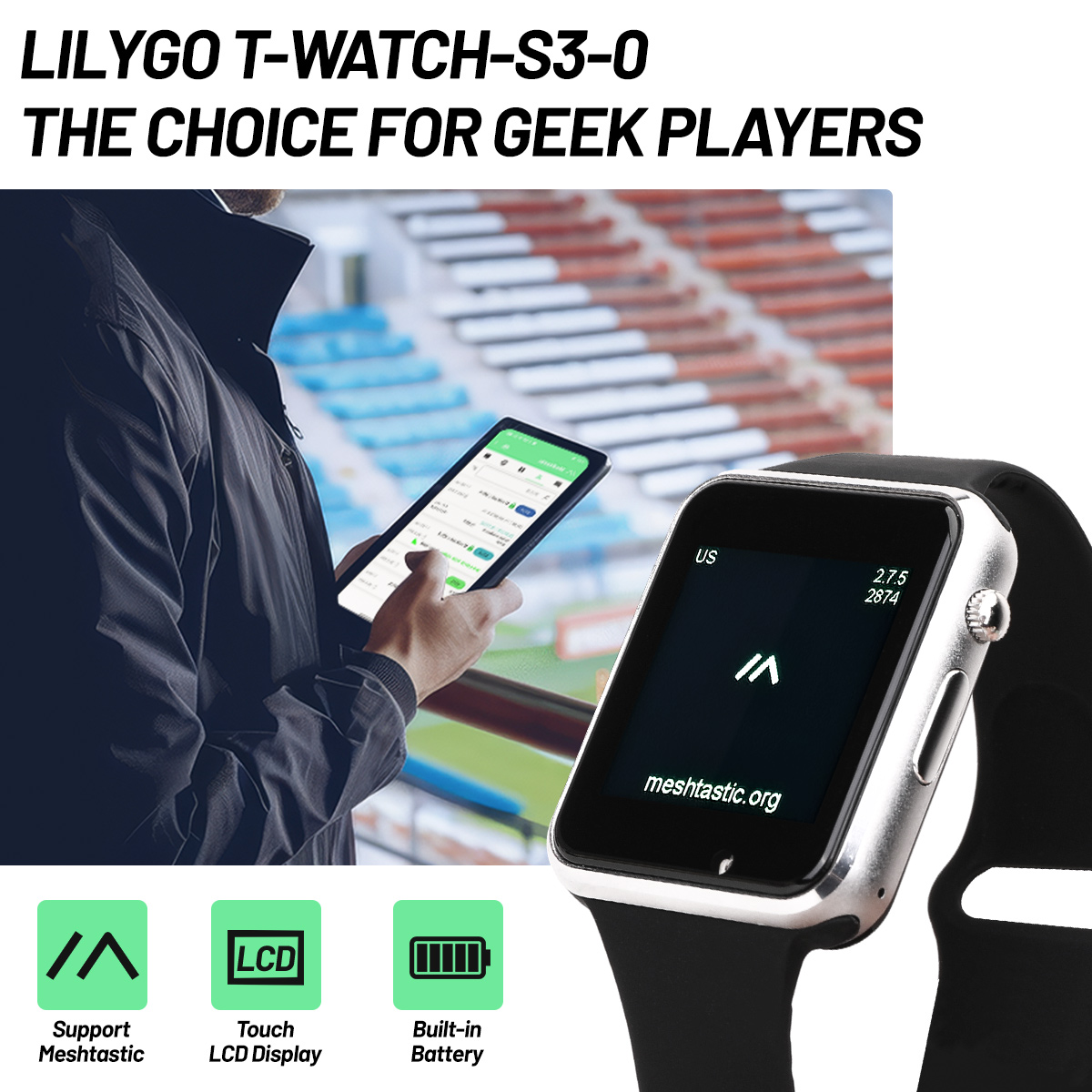 T-Watch-S3 Scheda di sviluppo  - Ttgo T Watch recensione e prezzo
