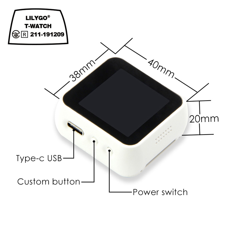 LILYGO®TTGO T-Watch programmab - Ttgo T Watch recensione e prezzo